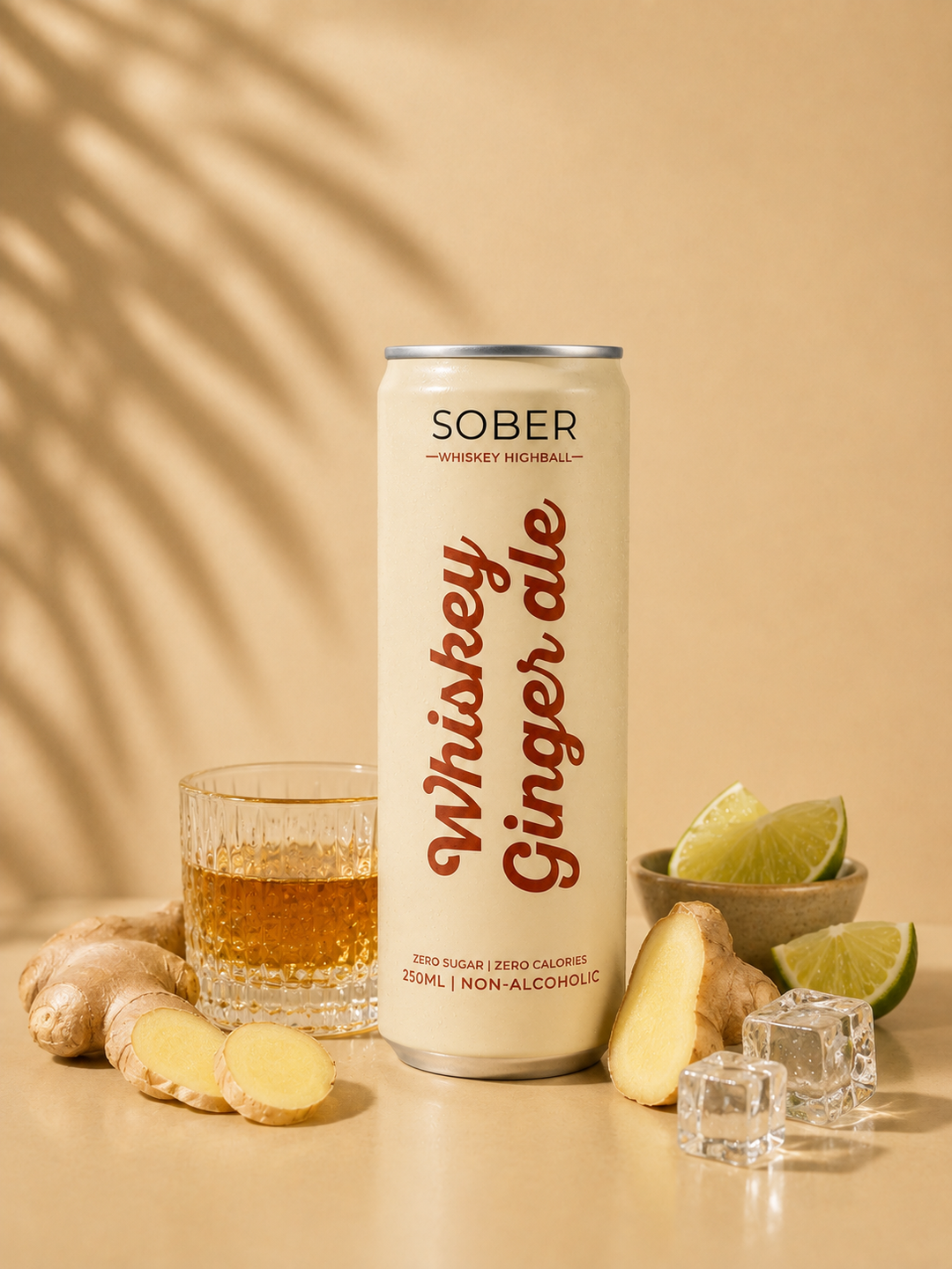 SOBER Whiskey Ginger ale