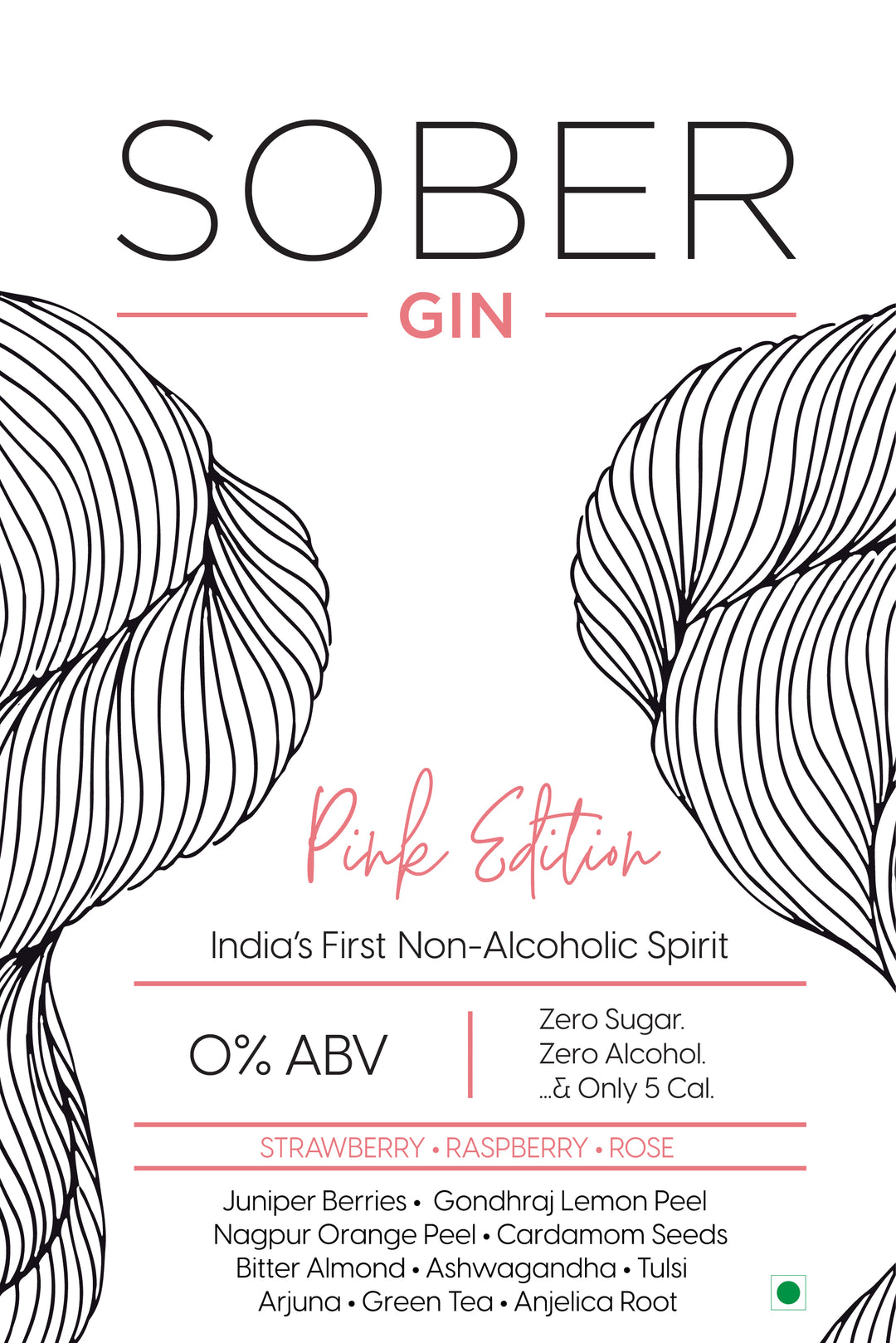 Sober Non-Alcoholic Gin: Pink Edition