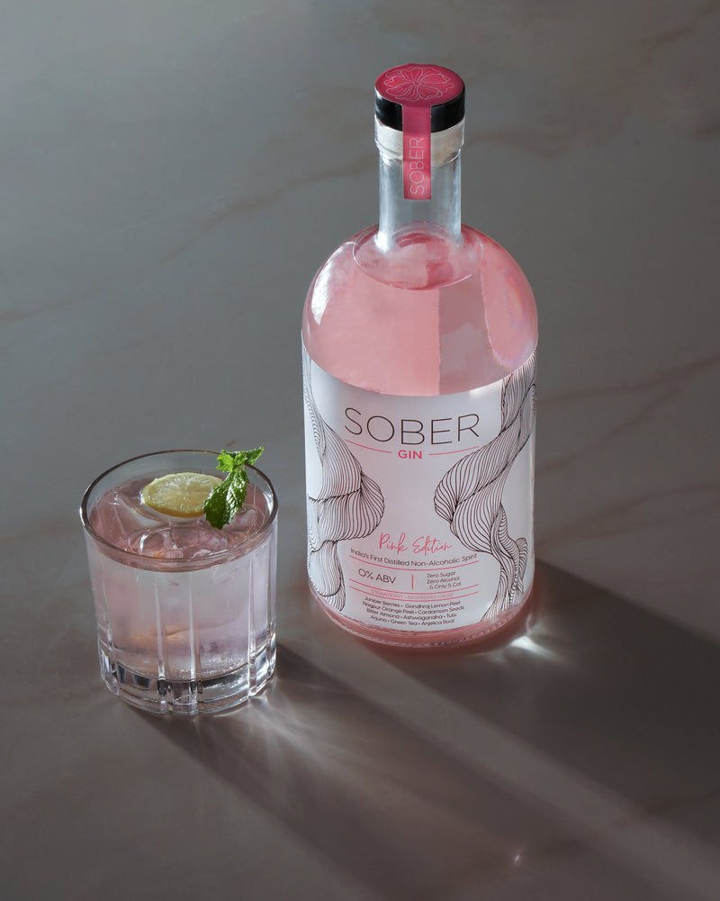 Sober Non-Alcoholic Gin: Pink Edition