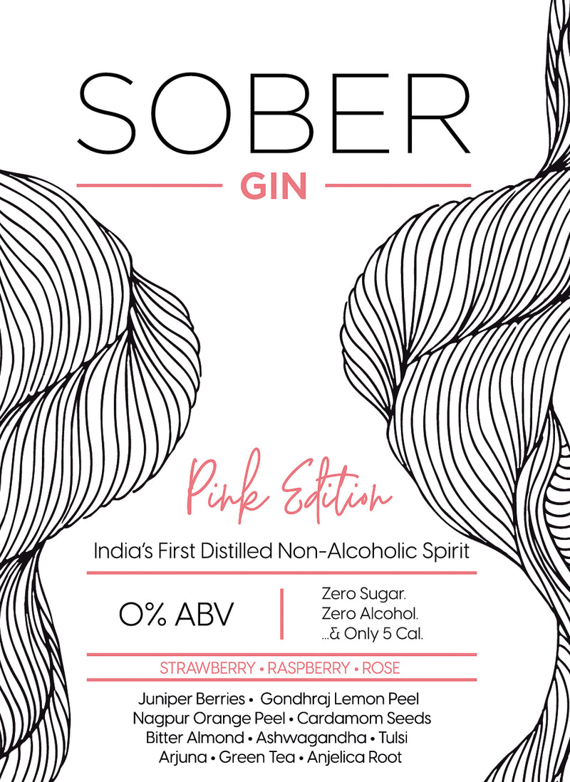 Sober Non-Alcoholic Gin: Pink Edition